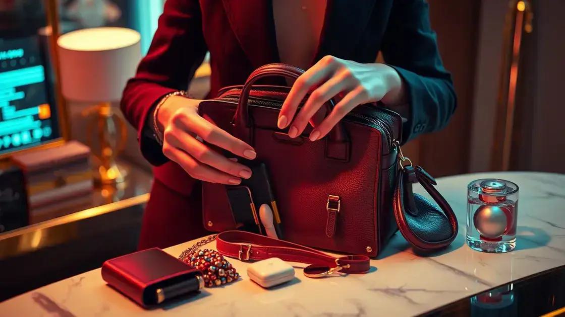 Organize sua bolsa como uma verdadeira dama