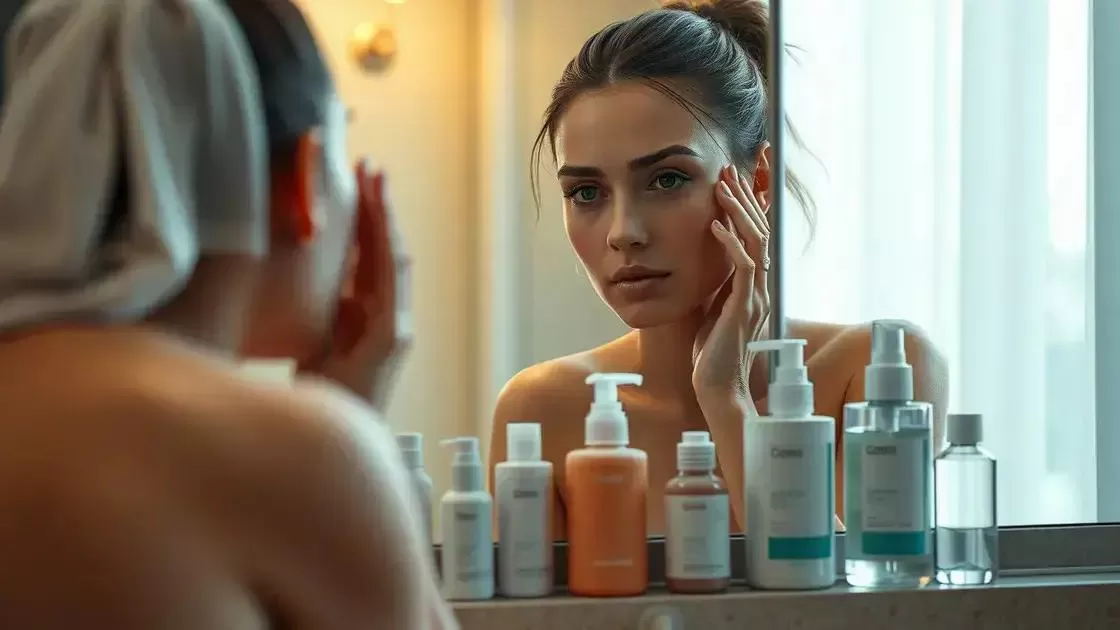 Dicas práticas para limpeza facial